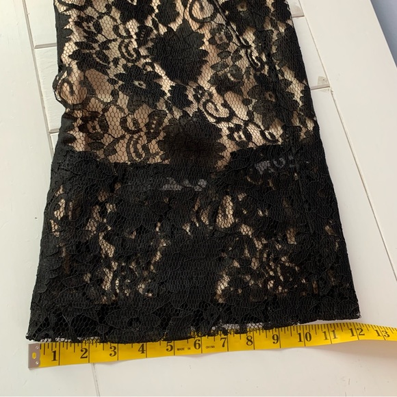 Lotus Threads Black Embellished Floral Lace High Halter Neck Formal Jumpsuit - Picture 13 of 16